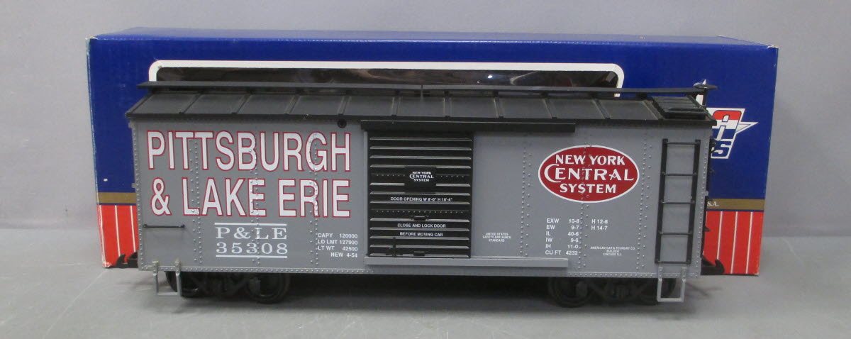 USA Trains R1916 G P&LE New York Central Steel Box Car EX/Box