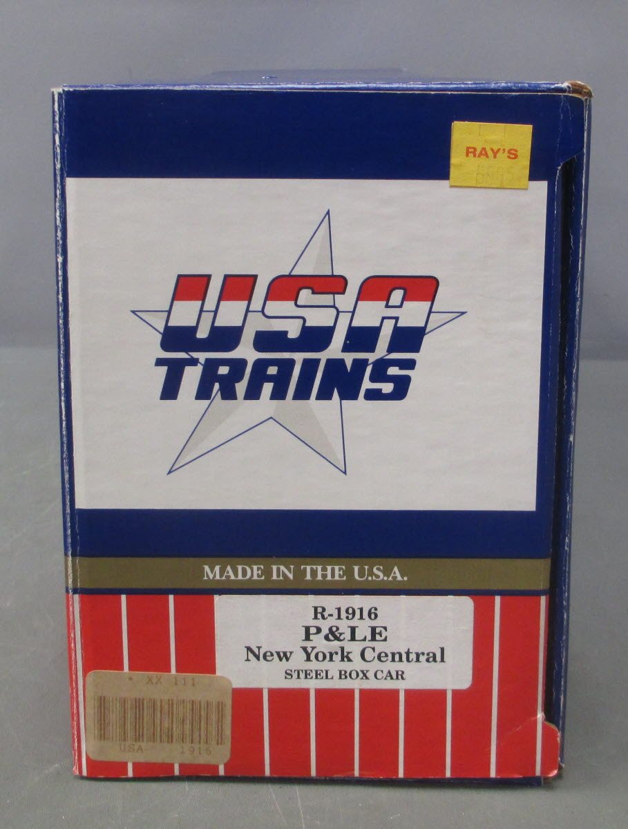 USA Trains R1916 G P&LE New York Central Steel Box Car EX/Box