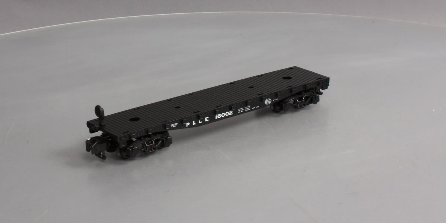American Flyer 6-44001 S Gauge P&LE Flatcar w/ Vehicles #16002 - TCA Car LN/Box