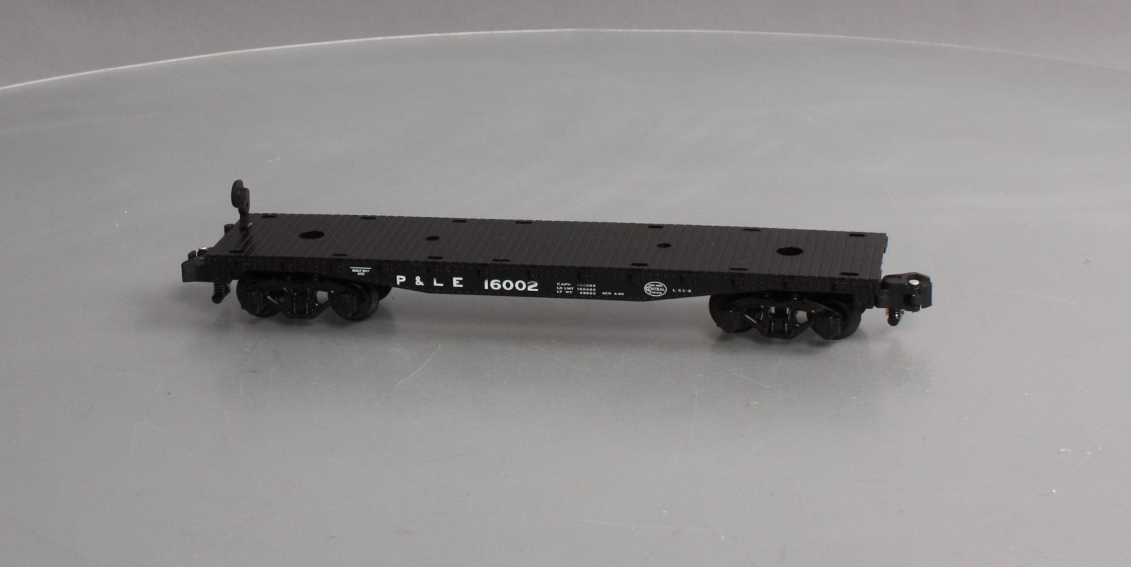 American Flyer 6-44001 S Gauge P&LE Flatcar w/ Vehicles #16002 - TCA Car LN/Box