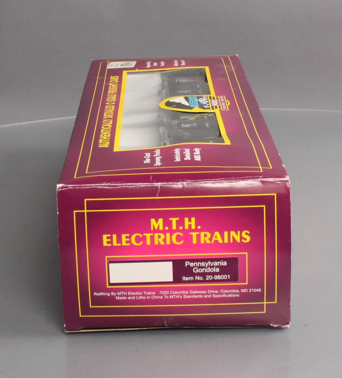 MTH 20-98001 O Pennsylvania Gondola with Junk Load #385405 LN/Box
