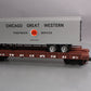 USA Trains R17023 G Chicago Great Western Piggyback Flatcar with Trailer