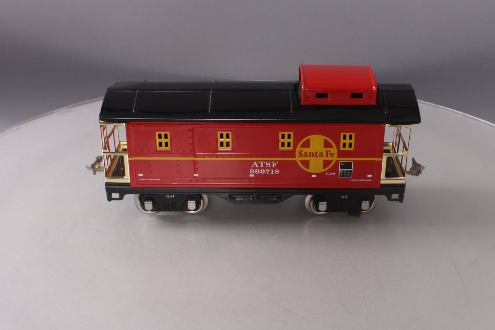 MTH 11-30130 Std Gauge Santa Fe Illuminated Caboose #999718 LN/Box