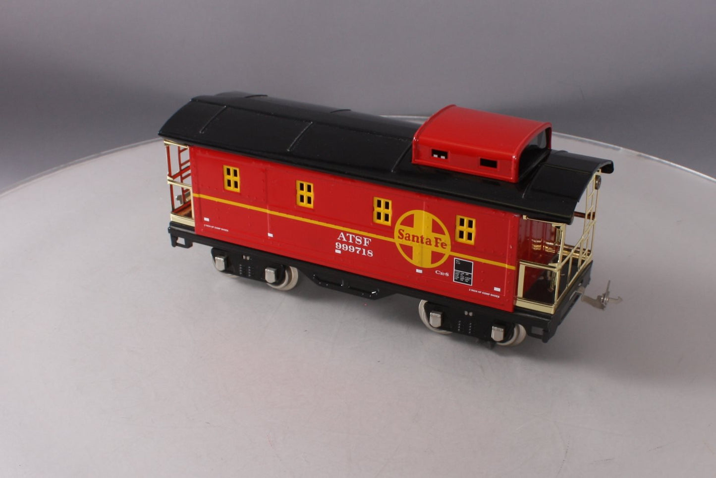 MTH 11-30130 Std Gauge Santa Fe Illuminated Caboose #999718 LN/Box