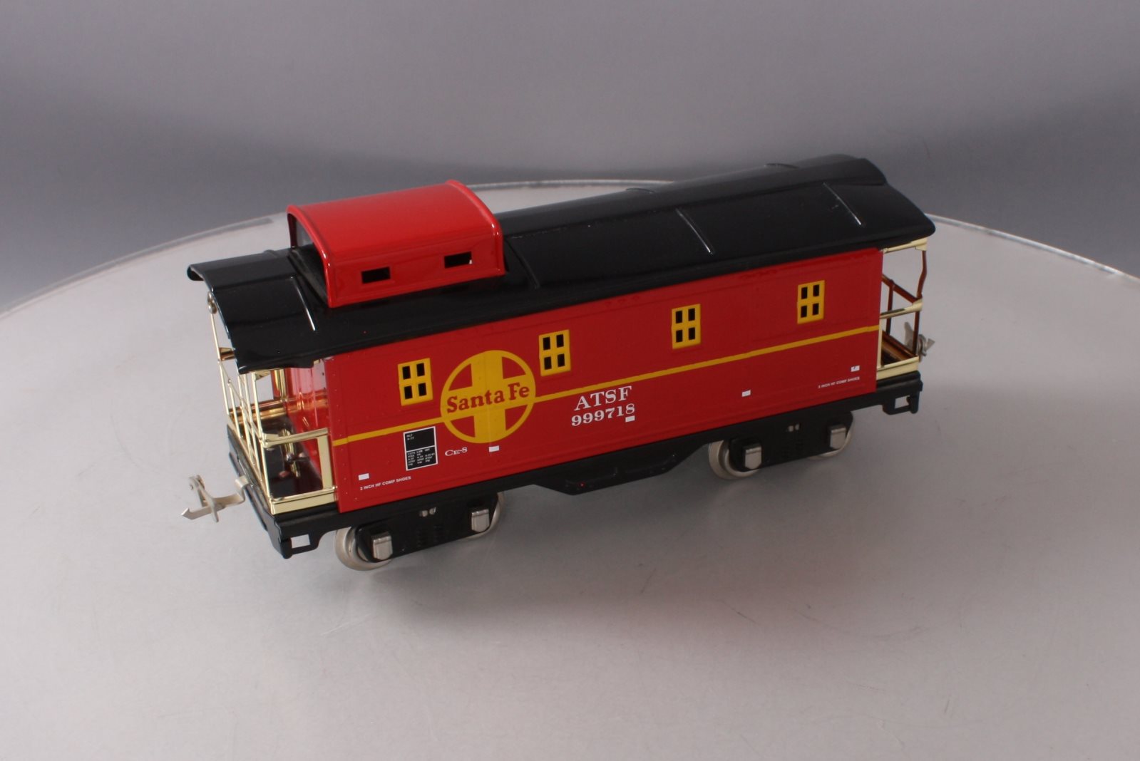 MTH 11-30130 Std Gauge Santa Fe Illuminated Caboose #999718 LN/Box