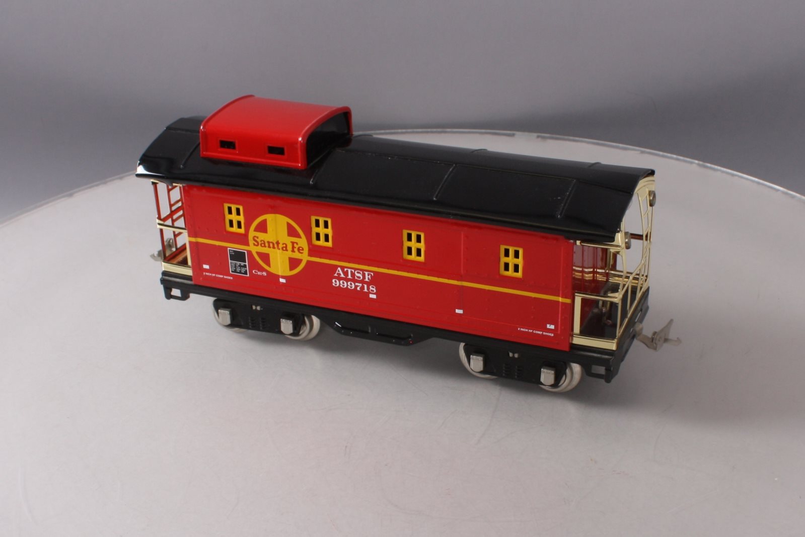 MTH 11-30130 Std Gauge Santa Fe Illuminated Caboose #999718 LN/Box