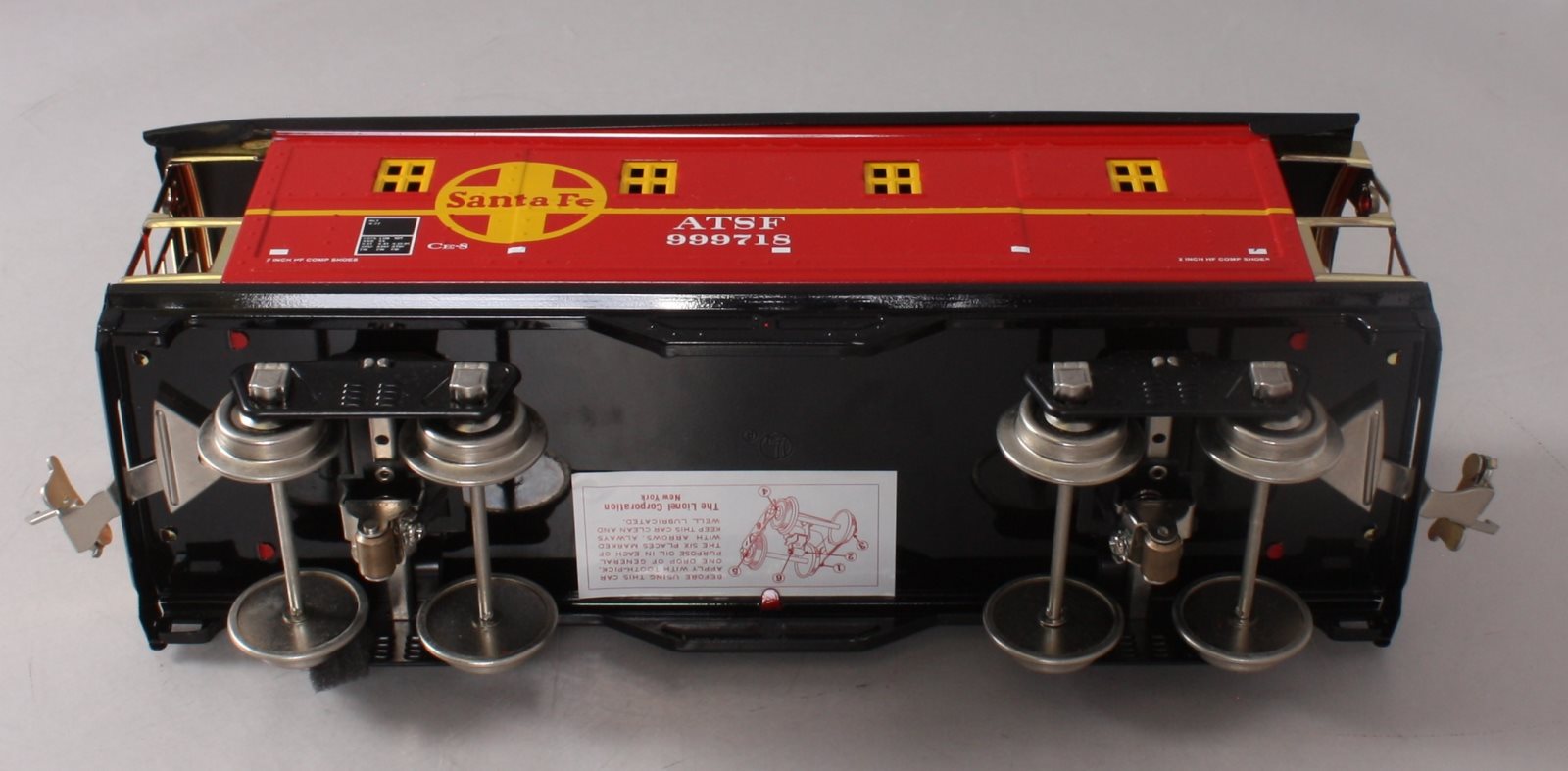 MTH 11-30130 Std Gauge Santa Fe Illuminated Caboose #999718 LN/Box