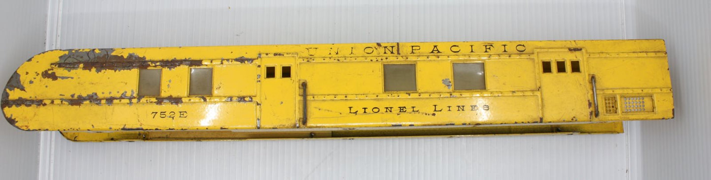 Lionel 752E-1 752E Streamliner Engine Car Shell Only