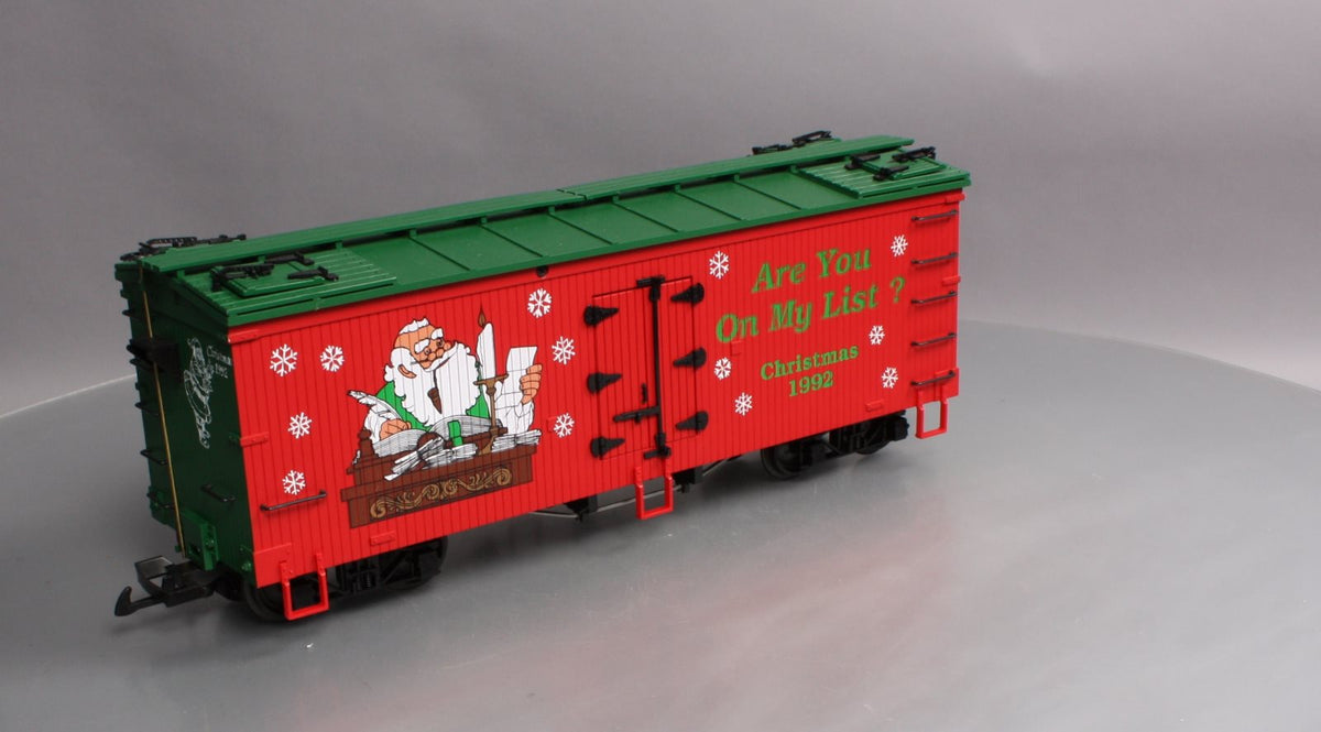 USA Trains R-1301 G Scale 1992 Christmas Reefer LN/Box
