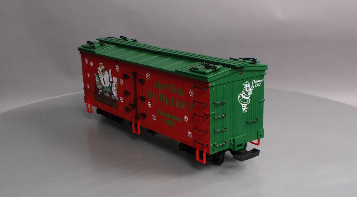 USA Trains R-1301 G Scale 1992 Christmas Reefer LN/Box
