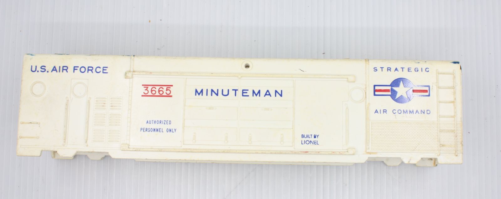 Lionel 3665-1 Minuteman U.S. Air Force Boxcar Shell Only