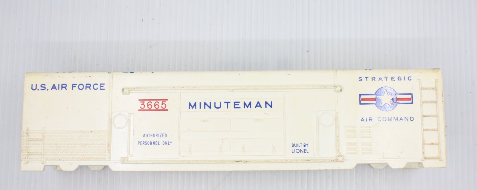 Lionel 3665-1 Minuteman U.S. Air Force Boxcar Shell Only