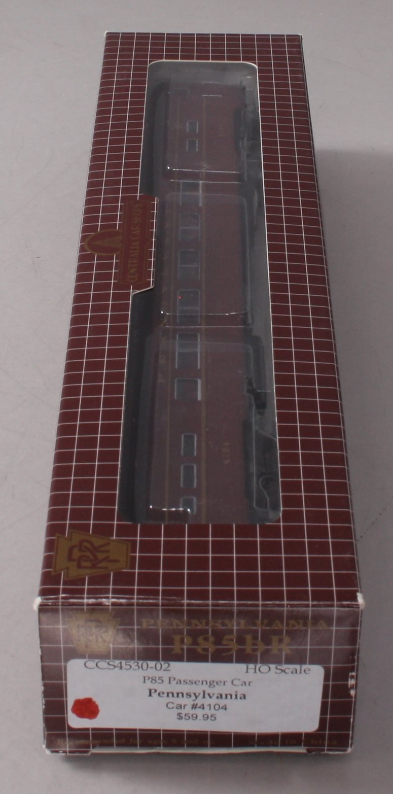 Centralia Car Shops CCS4530-02 HO Scale P85 Passenger Coach Car #4104 LN/Box