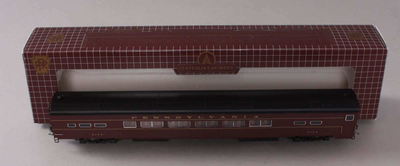 Centralia Car Shops CCS4530-02 HO Scale P85 Passenger Coach Car #4104 LN/Box