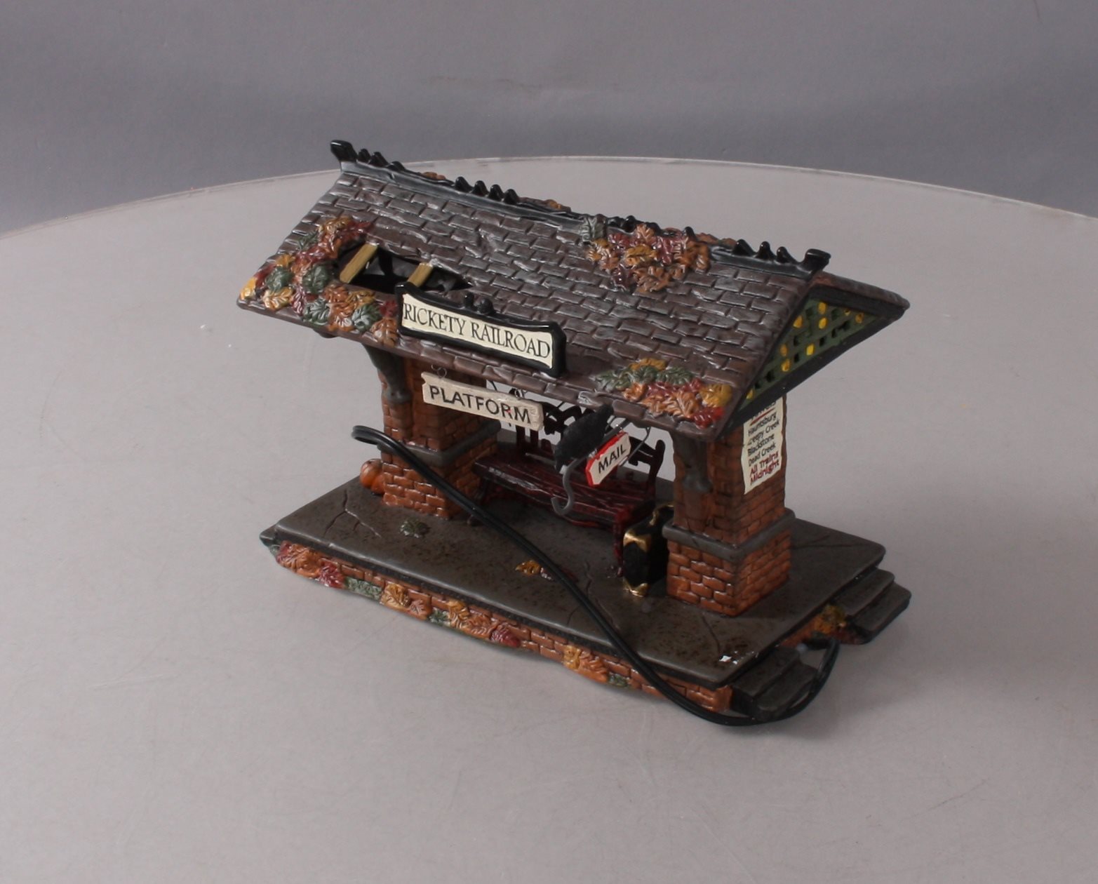 Dept 56 4022432 Halloween Village Rickety Railroad Platform LN/Box