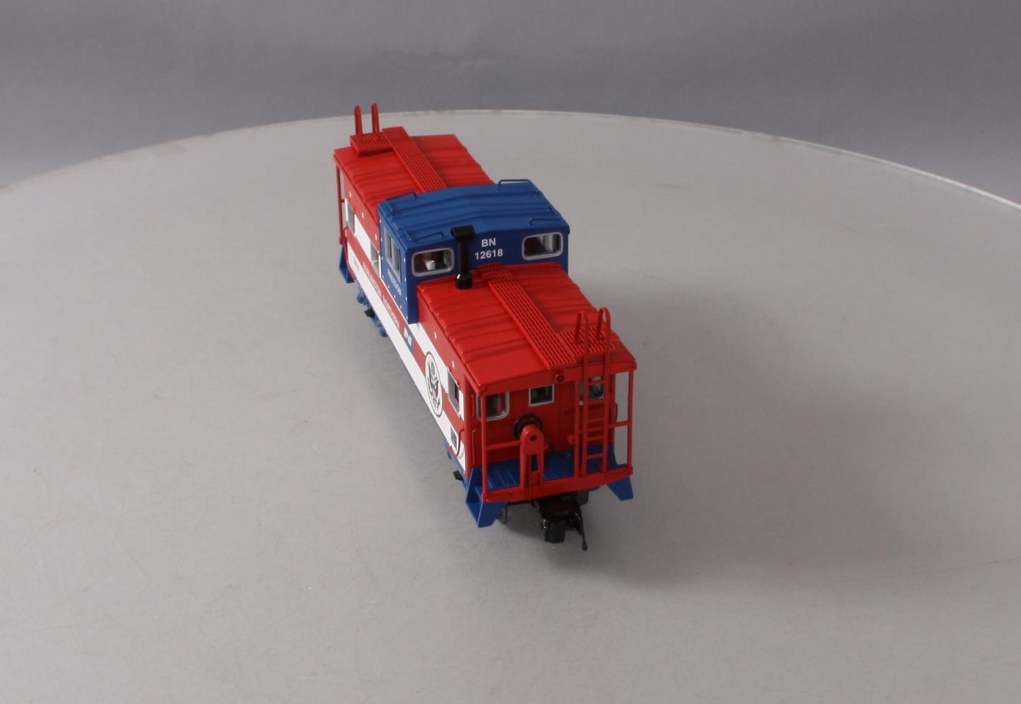 MTH 20-91425 O Gauge Extended Vision Caboose Burlington Northern #12618 LN/Box
