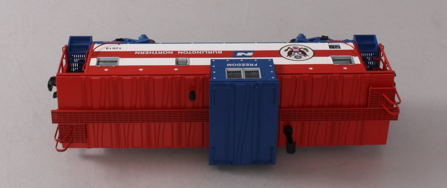 MTH 20-91425 O Gauge Extended Vision Caboose Burlington Northern #12618 LN/Box