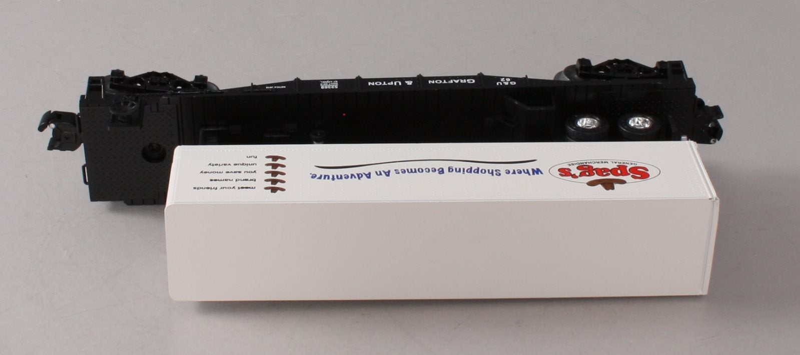 Lionel 6-58522 O Gauge NETCA 2012 Grafton & Upton Flatcar with Spag's Trailer LN/Box
