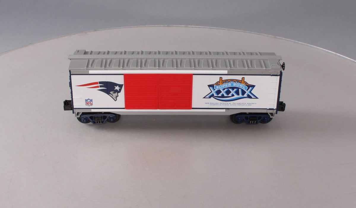 MTH 30-74274 O Scale NFL New England Patriots Superbowl Boxcar LN/Box