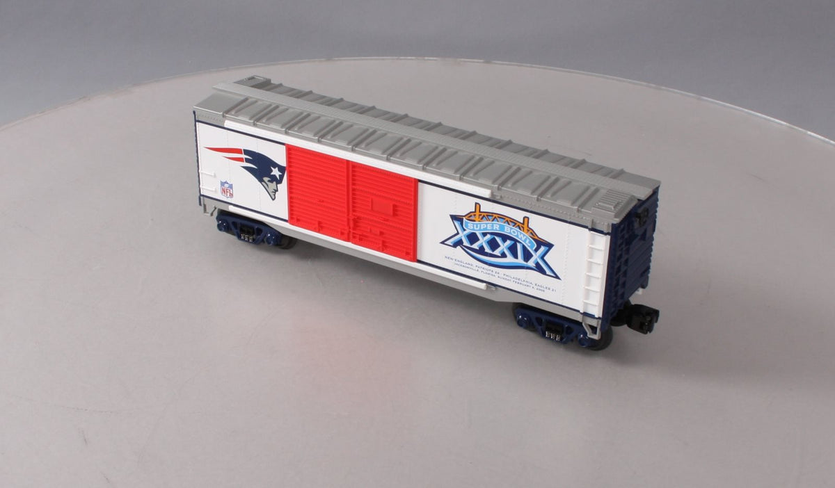 MTH 30-74274 O Scale NFL New England Patriots Superbowl Boxcar LN/Box