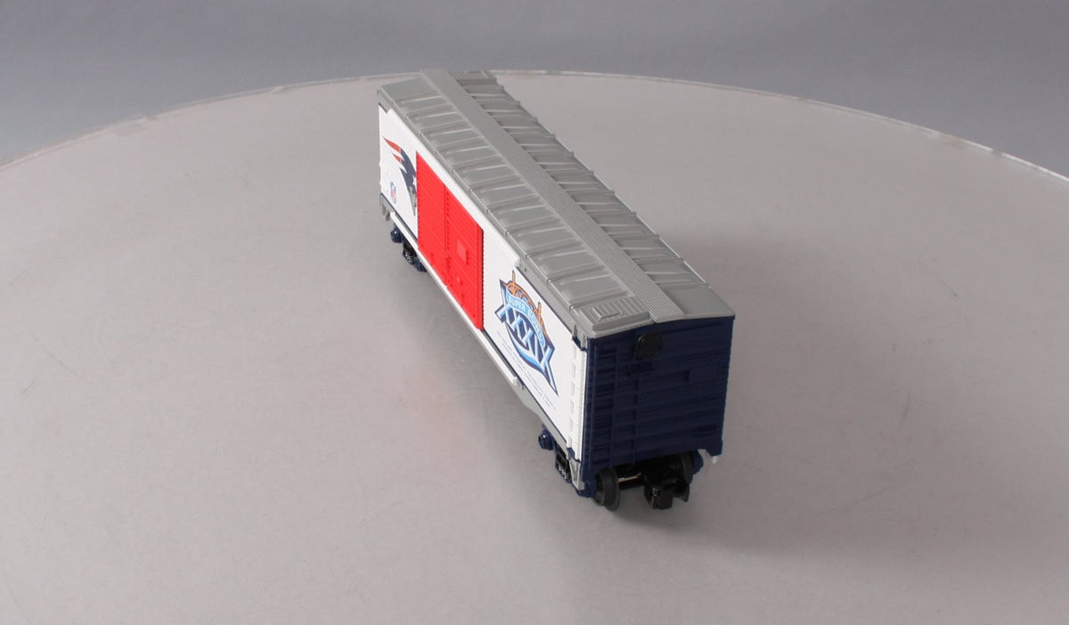 MTH 30-74274 O Scale NFL New England Patriots Superbowl Boxcar LN/Box