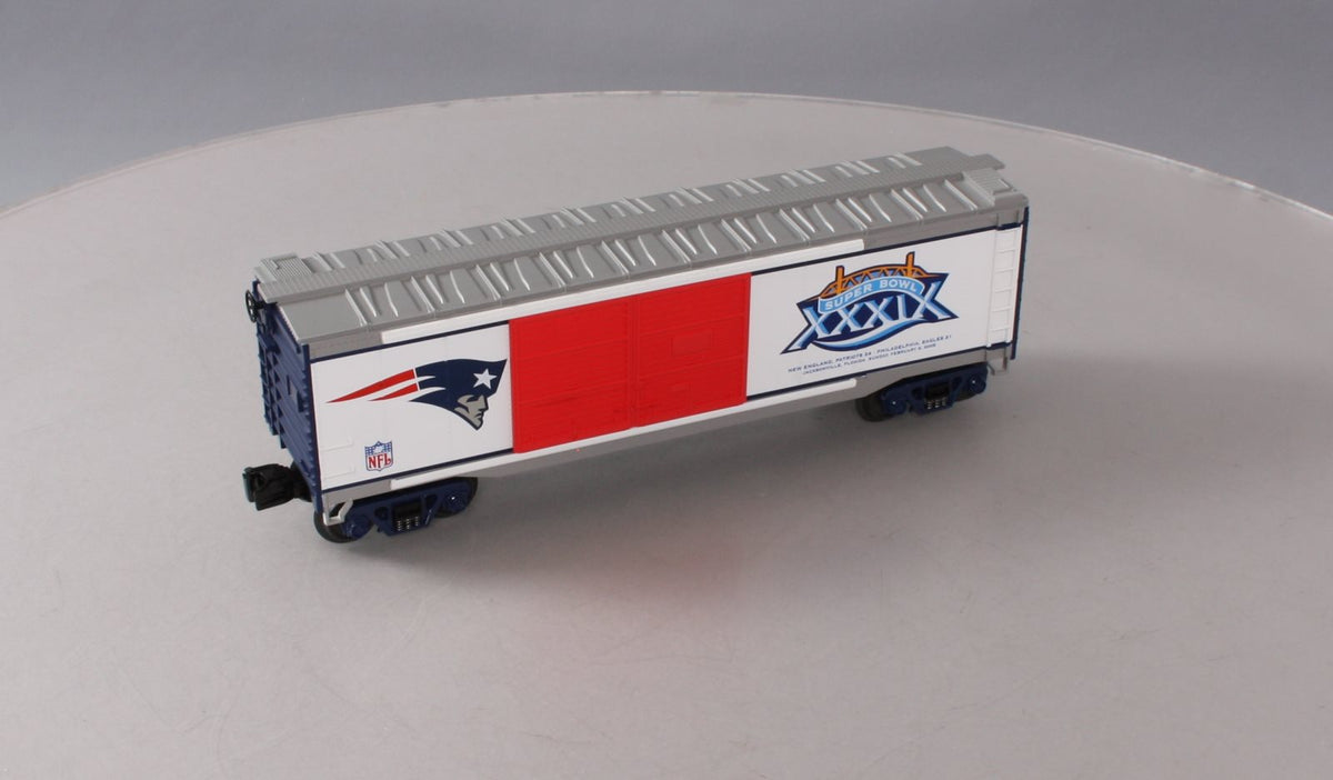 MTH 30-74274 O Scale NFL New England Patriots Superbowl Boxcar LN/Box