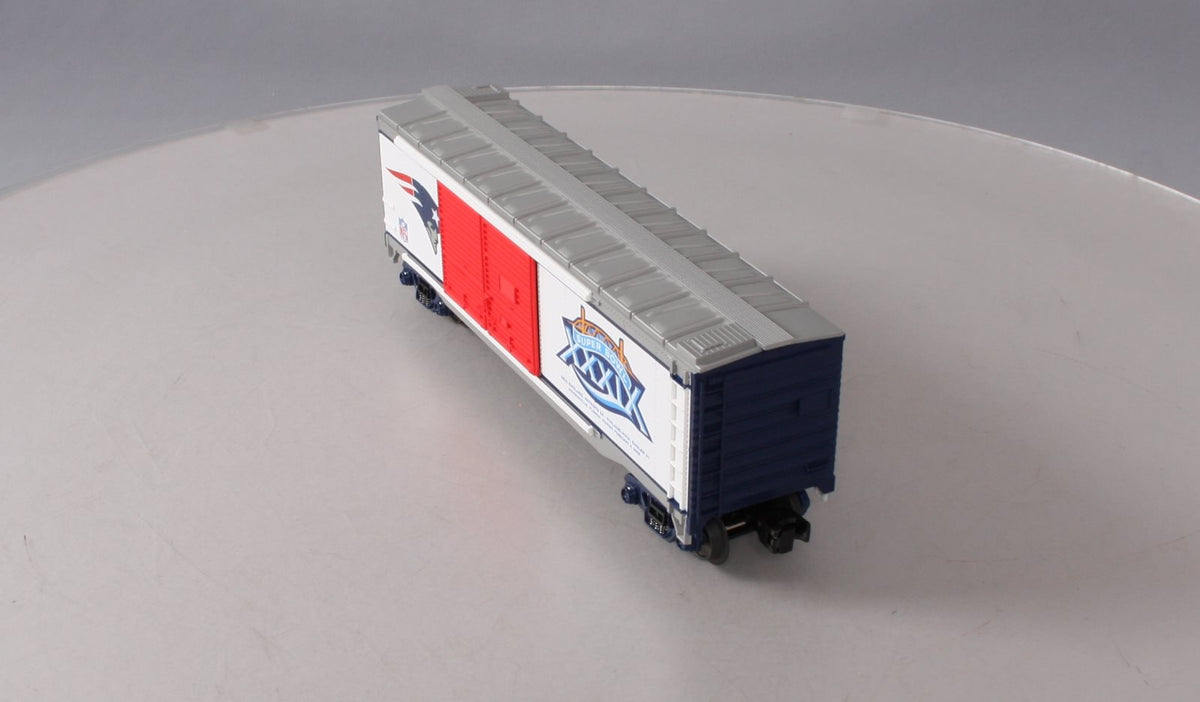 MTH 30-74274 O Scale NFL New England Patriots Superbowl Boxcar LN/Box