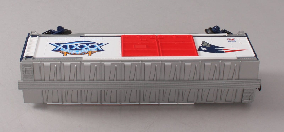 MTH 30-74274 O Scale NFL New England Patriots Superbowl Boxcar LN/Box