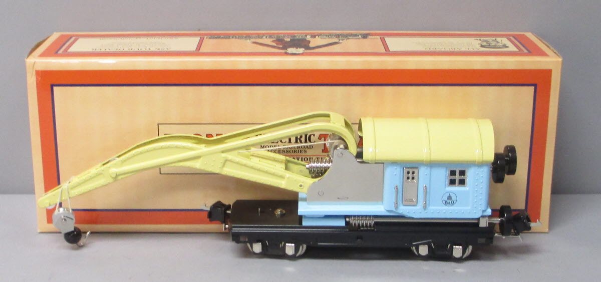 MTH 11-70089 2810 O Guage Derrick Car Baltimore & Ohio LN/Box