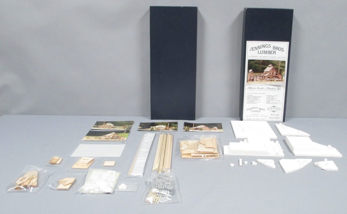 Micro-Scale Models MS-J602 HO Scale Clothespin & Broom Handle Factory