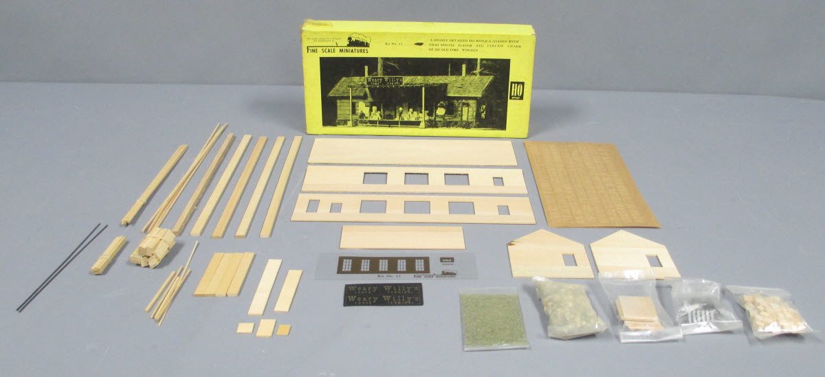 Fine Scale Miniatures 55 HO Scale "Old Time" Truck-Terminals Laser-Cut Kit