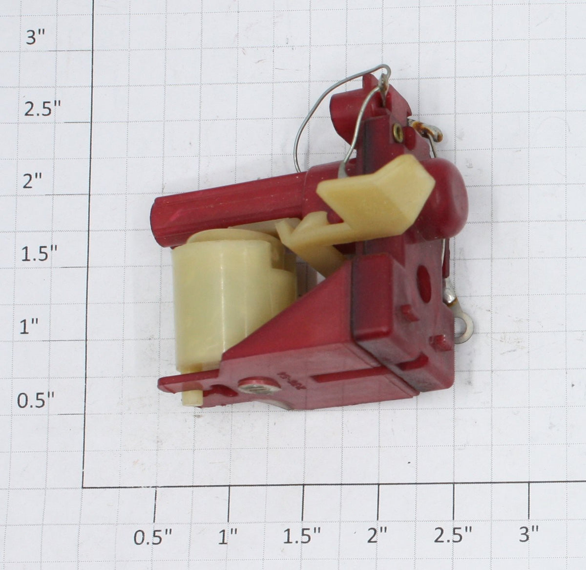 Lionel 236-54 O Gauge Red Smoke Unit Assembly with Two Pin Lamp Socket