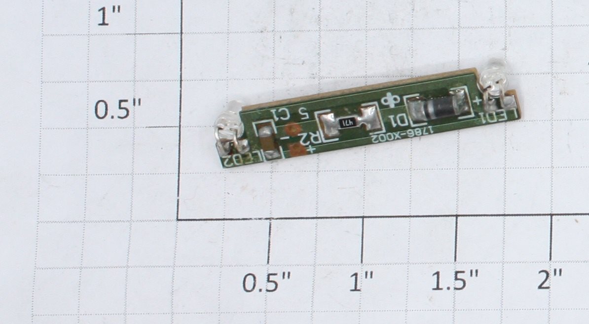 Lionel 8462-126 Missle Launch Headlight PCB Circuit Board