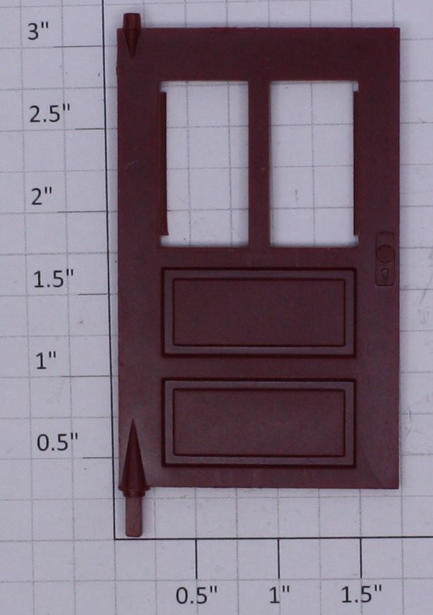 Lionel 145-36 Dark Red Gateman Door-No Window