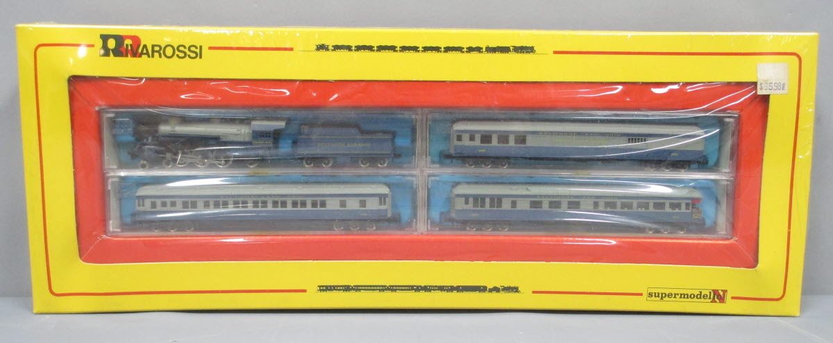 Rivarossi 9008 N Scale Baltimore & Ohio Steam Passenger Set LN/Box