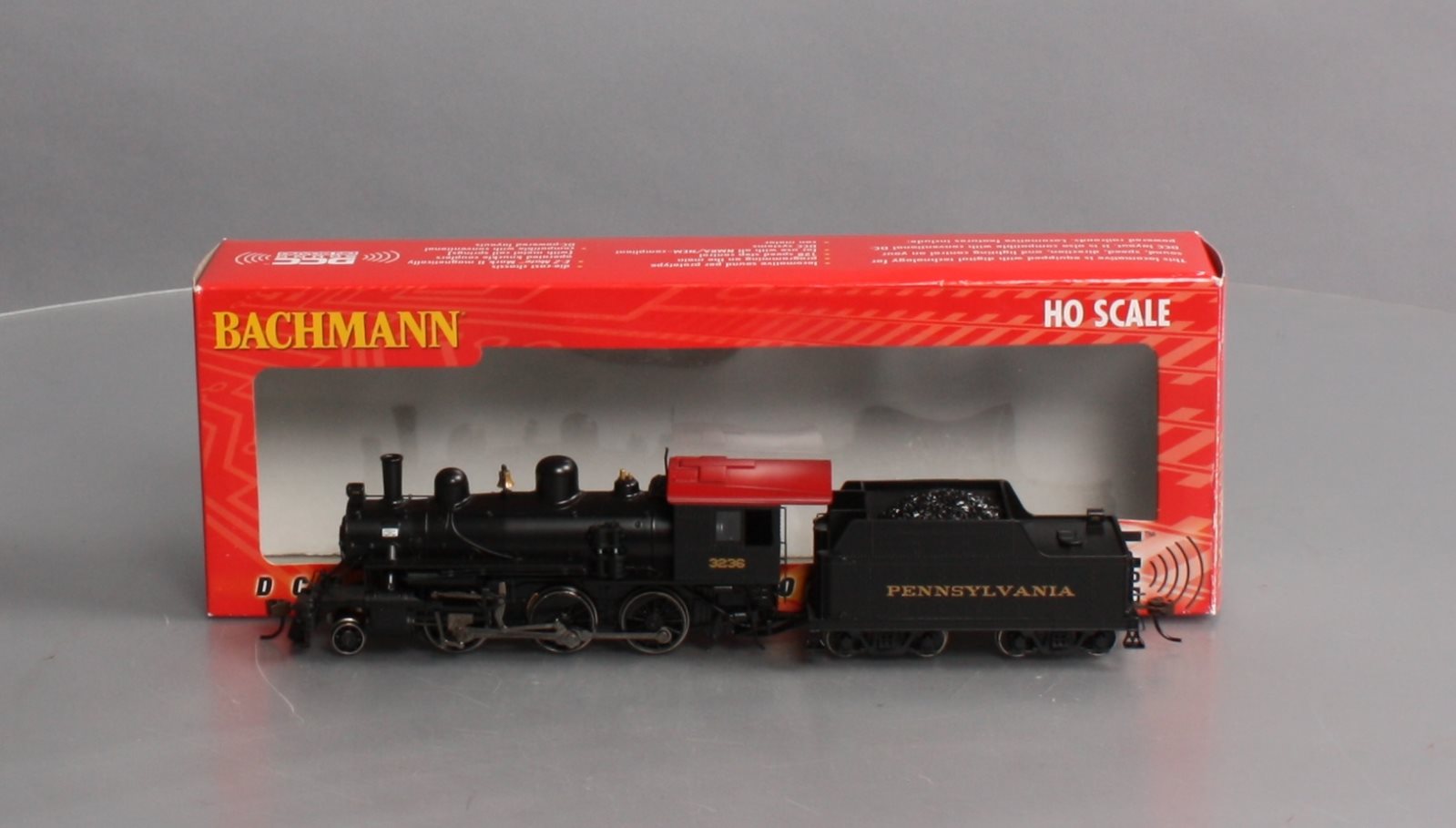 Bachmann 51801 HO Pennsylvania Alco 2-6-0 Steam Locomotive w/Sound & DCC #3236