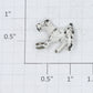 Lionel 128-42 Newstand Dog with Eyelet Figure