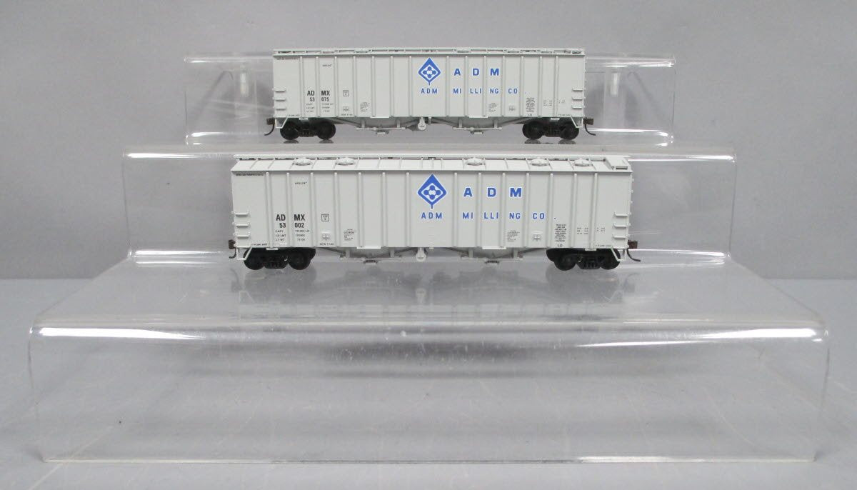 Walthers 932-23688 HO Scale ADM 50' Airslide Covered Hopper (Pack of 2) LN/Box