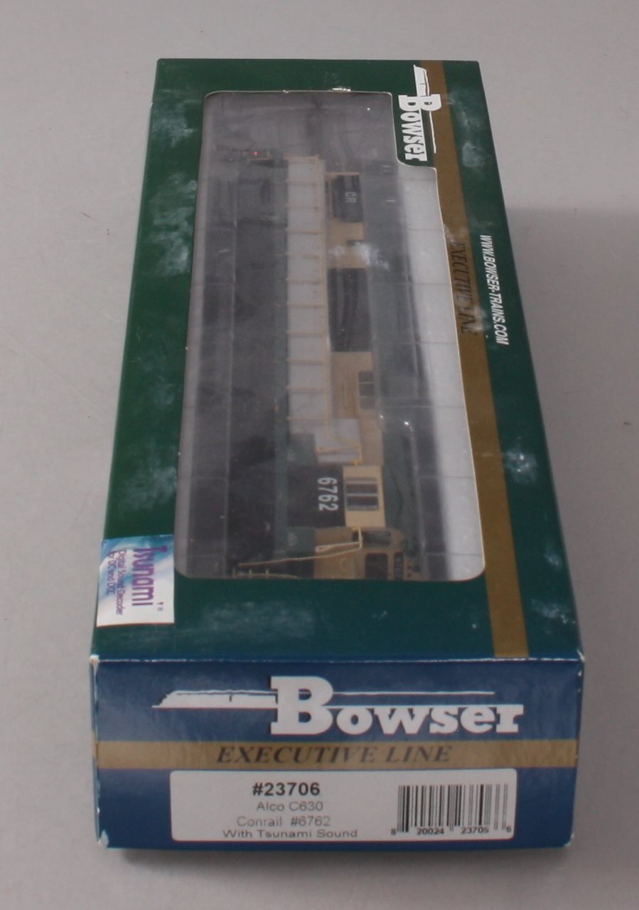 Bowser 23706 HO Scale Conrail Alco C-630 Diesel #6762 w/DCC & Snd