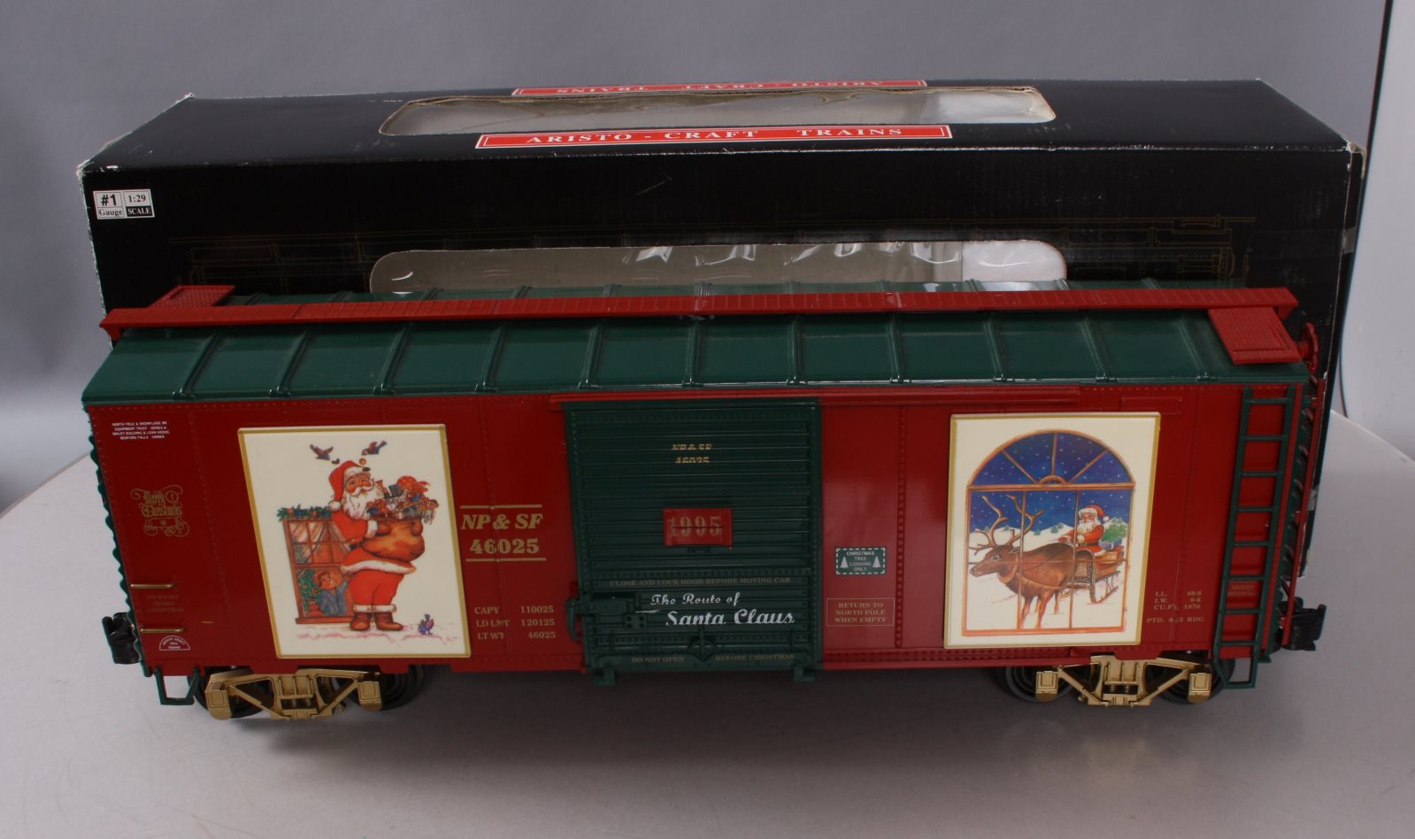 Aristo-Craft 46025 Christmas 1995 Steel Boxcar