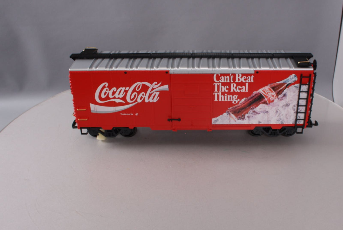 LGB 4291 G Scale Coca-Cola Cant Beat The Real Thing Refrigerator Car LN/Box