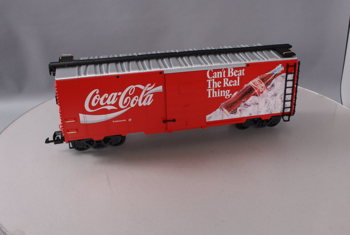 LGB 4291 G Scale Coca-Cola Cant Beat The Real Thing Refrigerator Car LN/Box