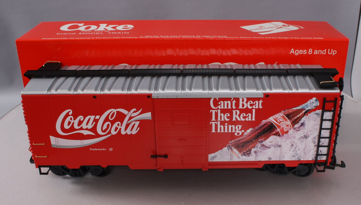 LGB 4291 G Scale Coca-Cola Cant Beat The Real Thing Refrigerator Car LN/Box
