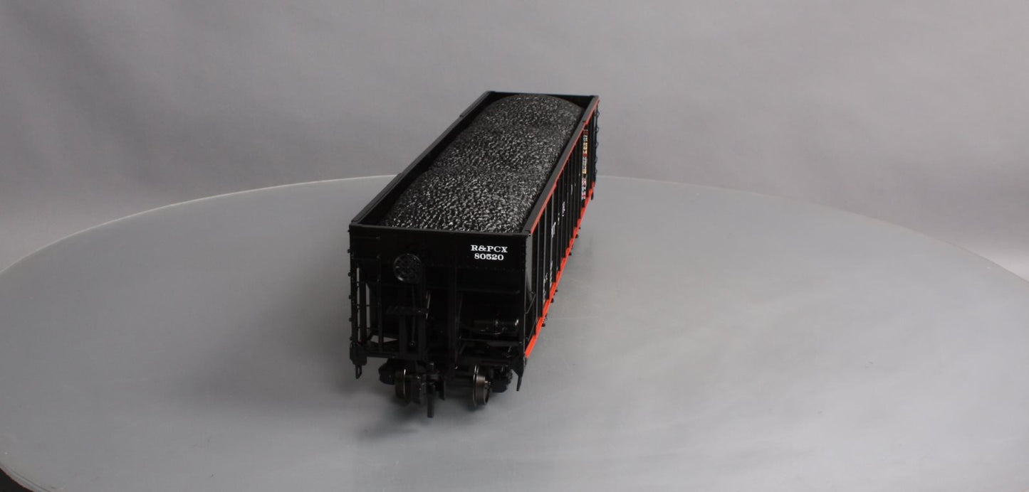 MTH 70-75062 G Scale Pitts Coal Co. Railking 4 Bay Metal Wheels Hopper #80520
