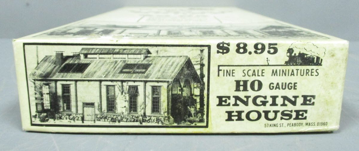 Fine Scale Miniatures 35 HO Scale Two-Stall Engine House Laser-Cut Building Kit