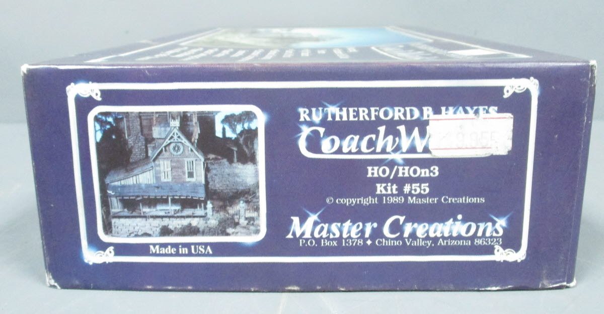 Master Creations 55 HO/HOn3 Rutherford B. Hayes Coachworks Building Kit LN/Box