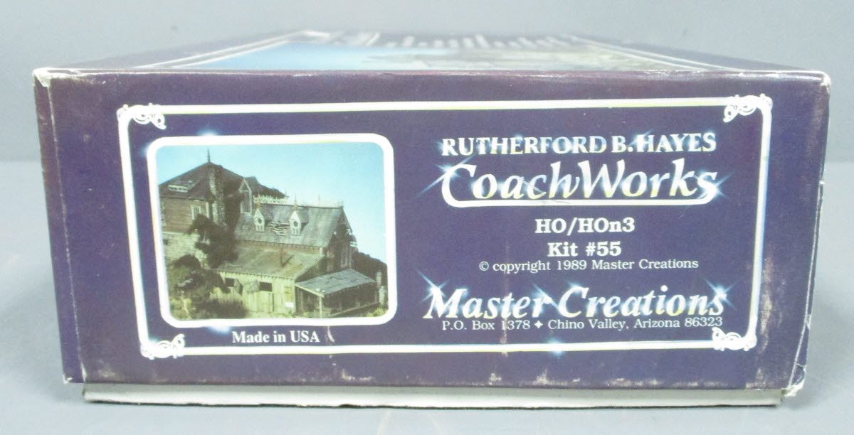 Master Creations 55 HO/HOn3 Rutherford B. Hayes Coachworks Building Kit LN/Box