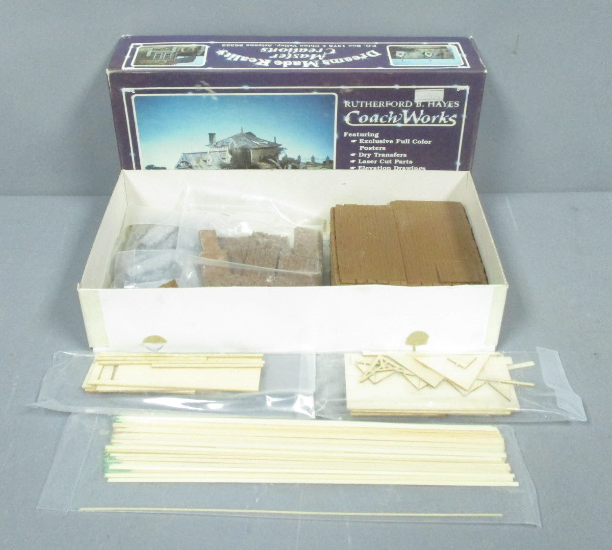 Master Creations 55 HO/HOn3 Rutherford B. Hayes Coachworks Building Kit LN/Box