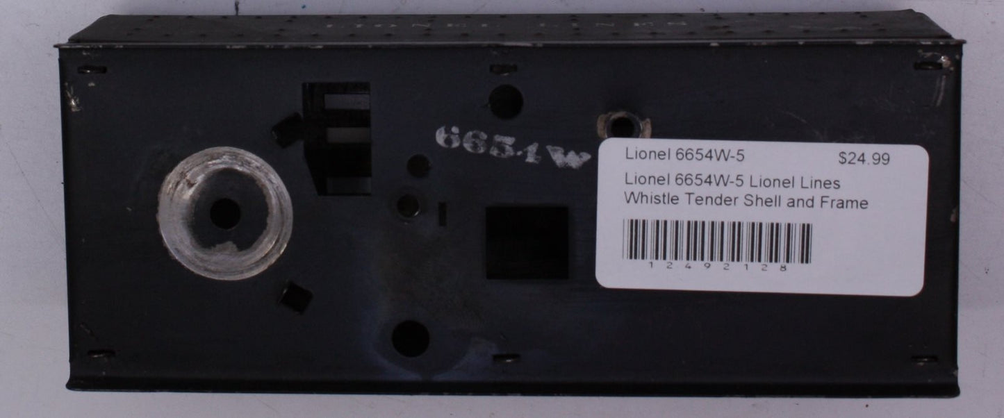 Lionel 6654W-5 Lionel Lines Whistle Tender Shell and Frame Only