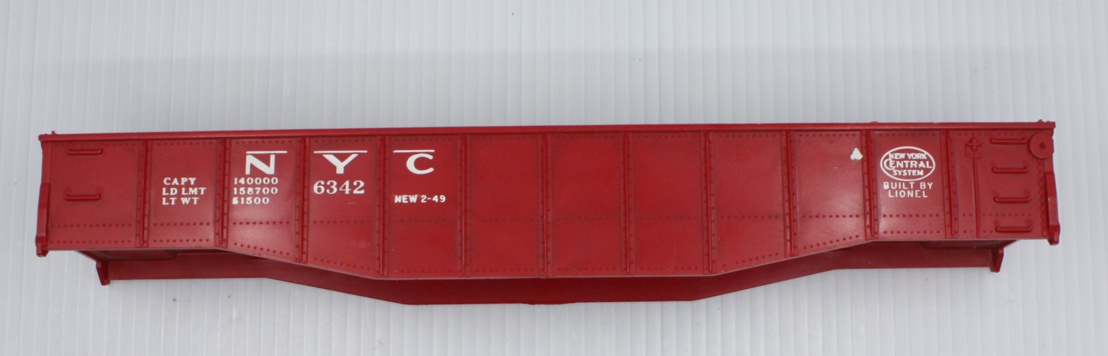 Lionel 6207784002 Body / Gondola / # 6342 / Red